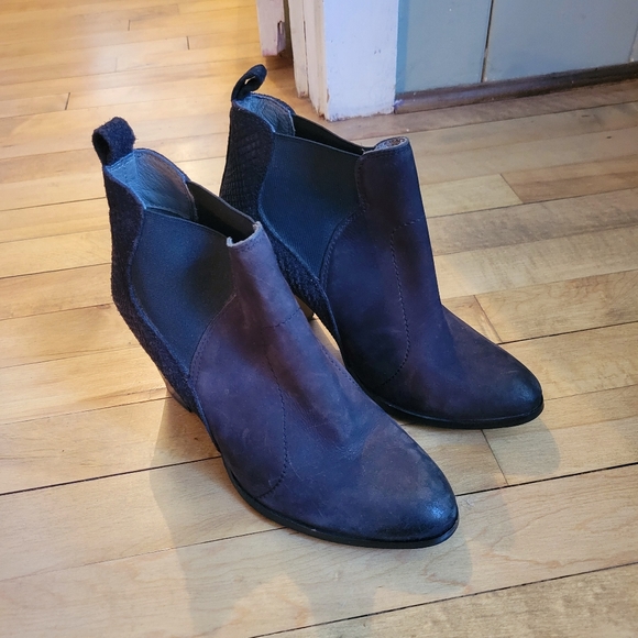 Anthropologie Seychelle Black Boots Booties - Picture 15 of 16